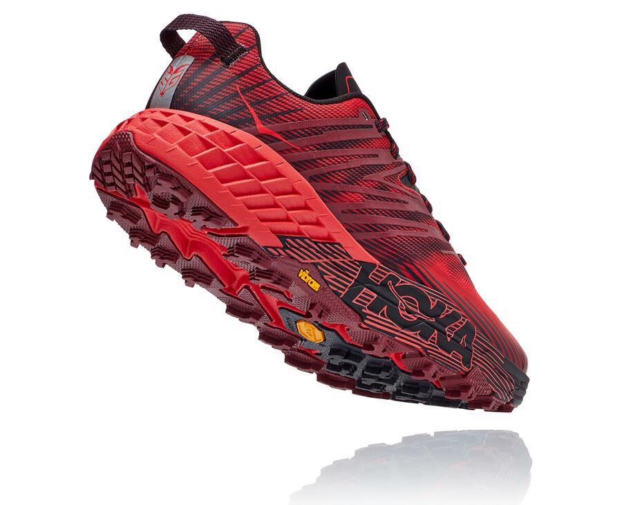 Hoka One One Trainers Mens Red - Speedgoat 4 - 61589PGKT